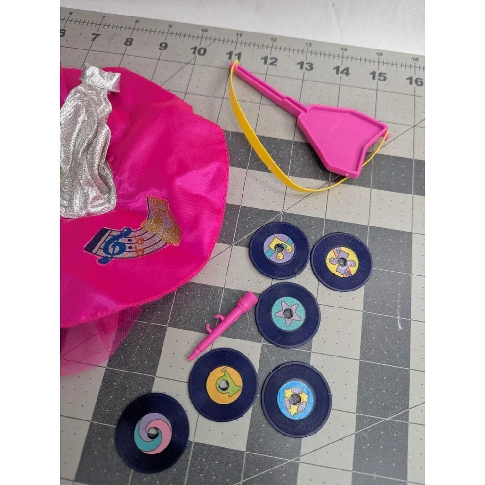 Barbie Sensations Dress Music Instruments Guitar‎ Jukebox Records Lot